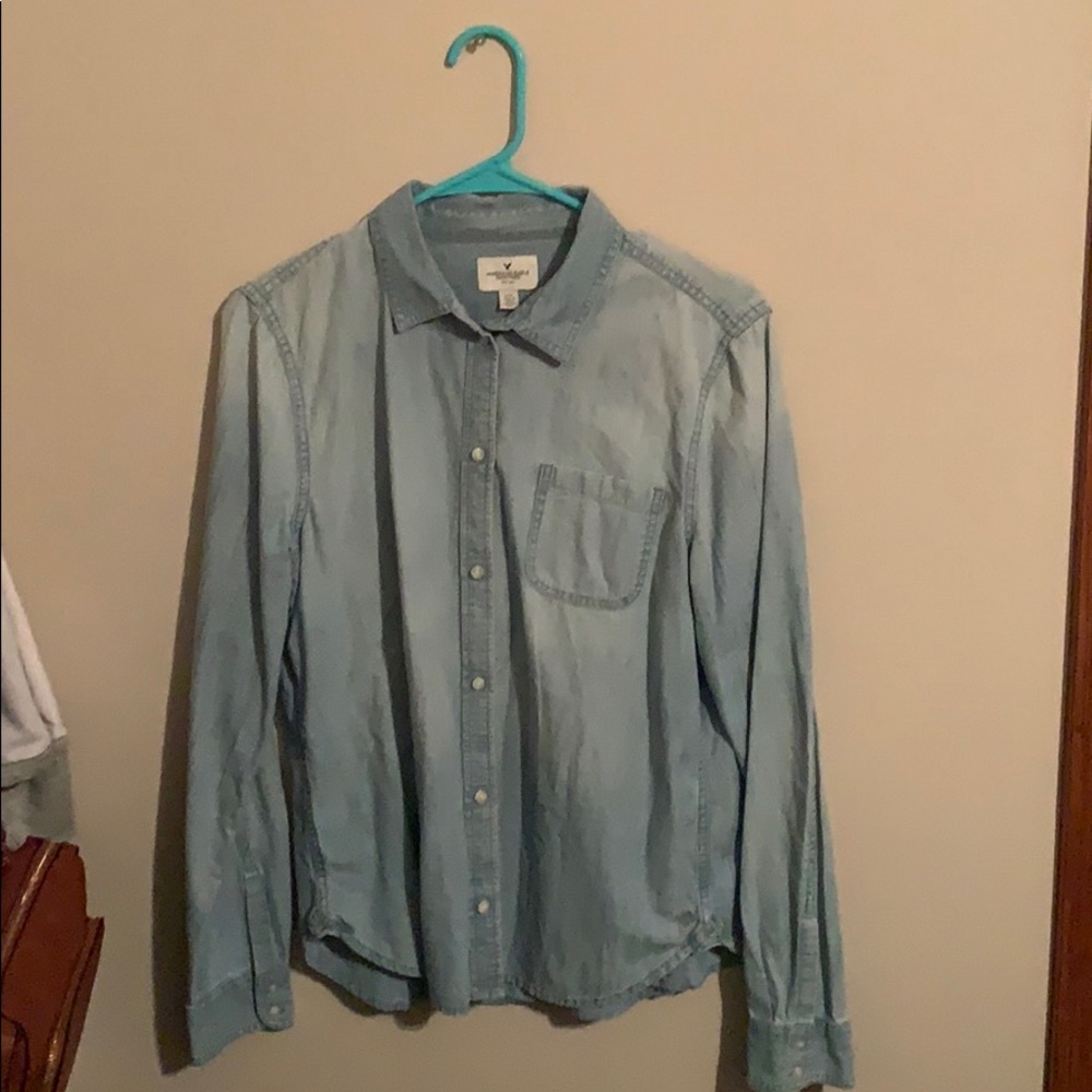 American Eagle denim shirt!